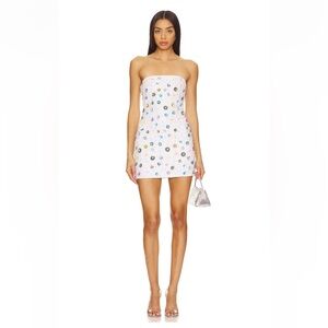 Majorelle Leva Embellished Mini Dress